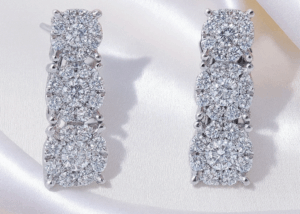 ORECCHINI CON DIAMANTI MAGIC TRILOGY DEGRADE' OR11