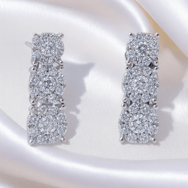 ORECCHINI CON DIAMANTI MAGIC TRILOGY DEGRADE' OR11