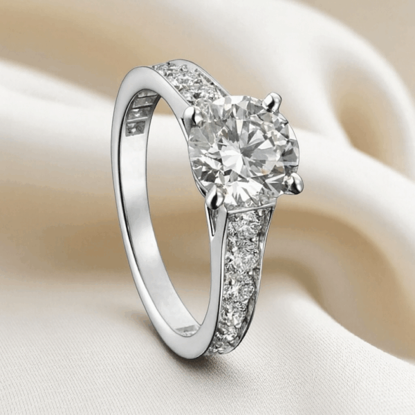 ANELLO SOLITARIO CON DIAMANTE ENG13 - immagine 2